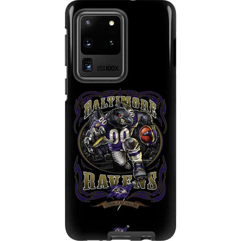 Liquid Blue NFL Baltimore Ravens Running Back Galaxy S20 Ultra 5G Pro Case