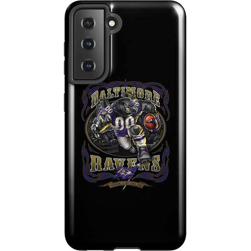 Liquid Blue NFL Baltimore Ravens Running Back Galaxy S21 5G Pro Case