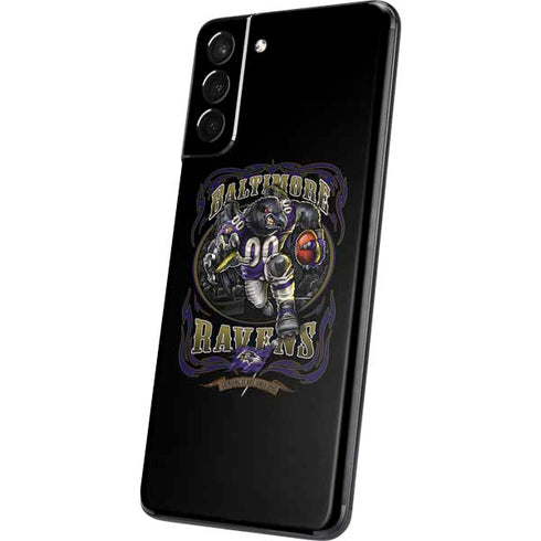 Liquid Blue NFL Baltimore Ravens Running Back Galaxy S21 5G Skin