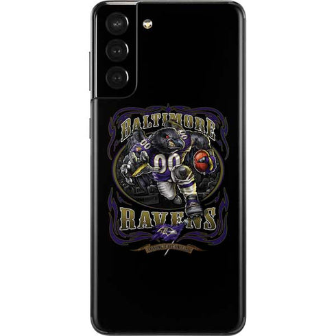 Liquid Blue NFL Baltimore Ravens Running Back Galaxy S21 Plus 5G Skin