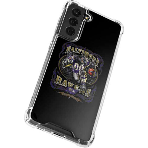 Liquid Blue NFL Baltimore Ravens Running Back Galaxy S22 Clear Case