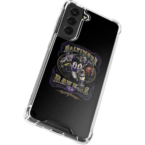 Liquid Blue NFL Baltimore Ravens Running Back Galaxy S22 Plus Clear Case