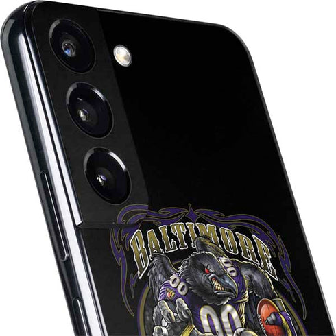 Liquid Blue NFL Baltimore Ravens Running Back Galaxy S22 Skin