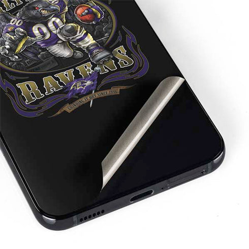 Liquid Blue NFL Baltimore Ravens Running Back Galaxy S22 Skin