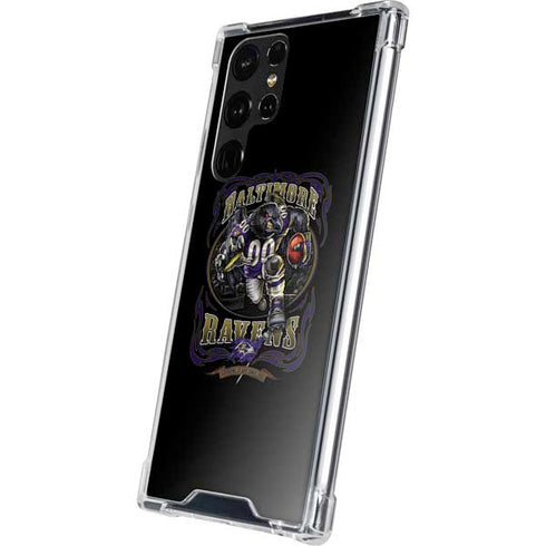 Liquid Blue NFL Baltimore Ravens Running Back Galaxy S22 Ultra Clear Case