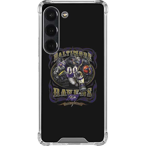 Liquid Blue NFL Baltimore Ravens Running Back Galaxy S23 Clear Case