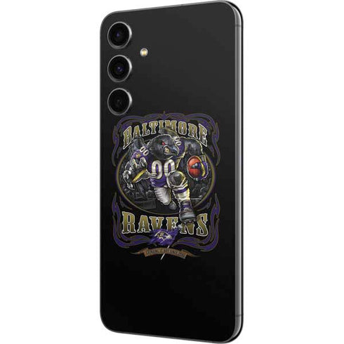 Liquid Blue NFL Baltimore Ravens Running Back Galaxy S23 FE Skin