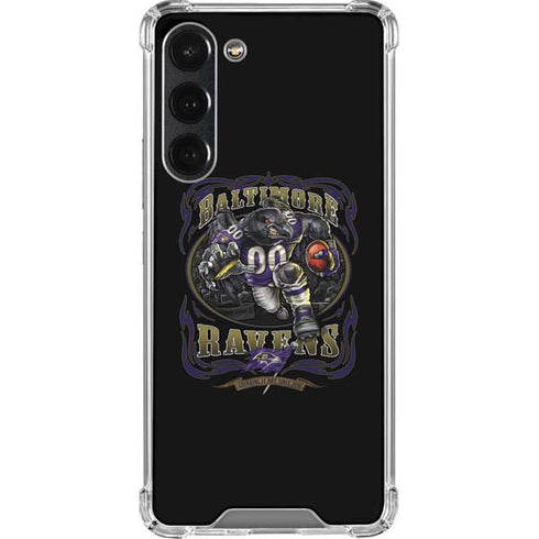 Liquid Blue NFL Baltimore Ravens Running Back Galaxy S23 Plus Clear Case