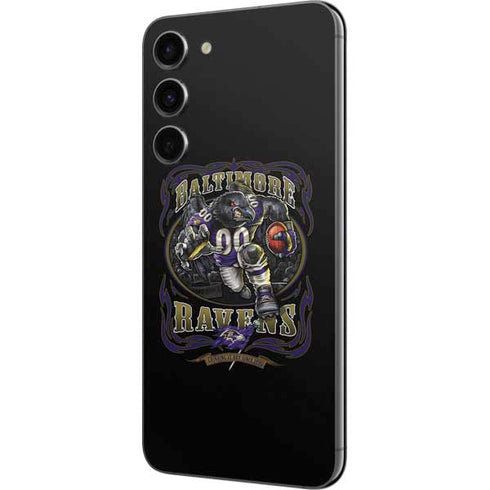 Liquid Blue NFL Baltimore Ravens Running Back Galaxy S23 Plus Skin