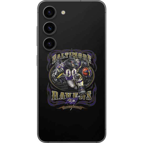 Liquid Blue NFL Baltimore Ravens Running Back Galaxy S23 Skin