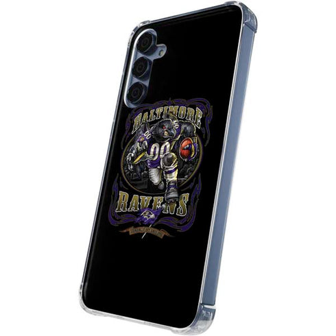 Liquid Blue NFL Baltimore Ravens Running Back Galaxy S24 Clear Case