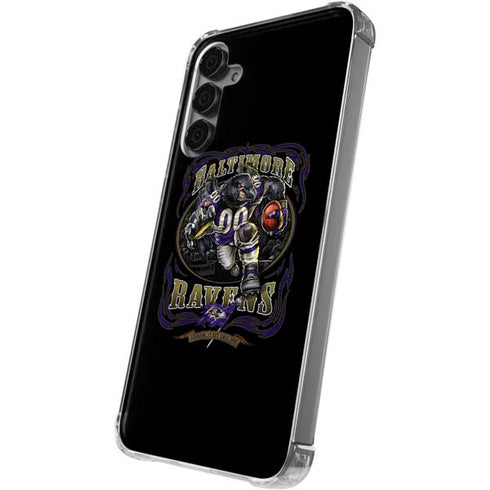 Liquid Blue NFL Baltimore Ravens Running Back Galaxy S24 Plus Clear Case