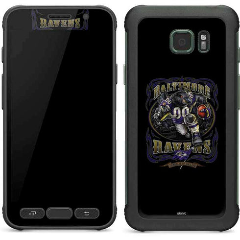 Liquid Blue NFL Baltimore Ravens Running Back Galaxy S7 Active Skin