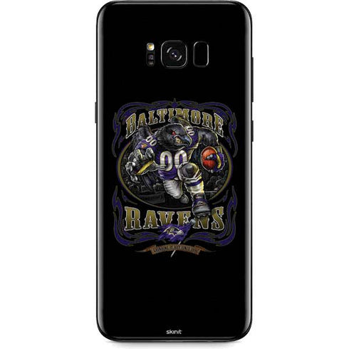Liquid Blue NFL Baltimore Ravens Running Back Galaxy S8 Plus Skin