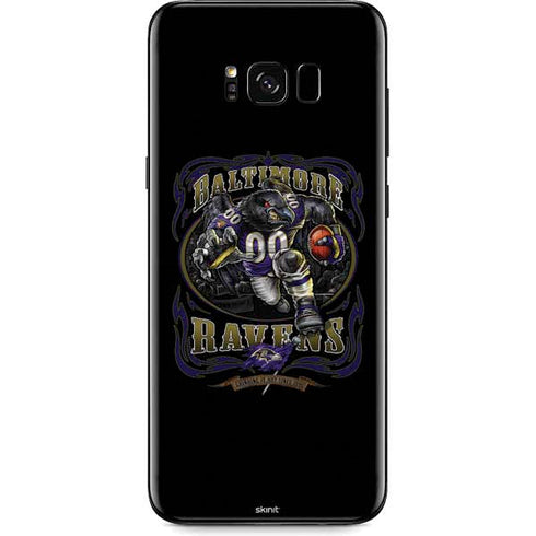Liquid Blue NFL Baltimore Ravens Running Back Galaxy S8 Skin