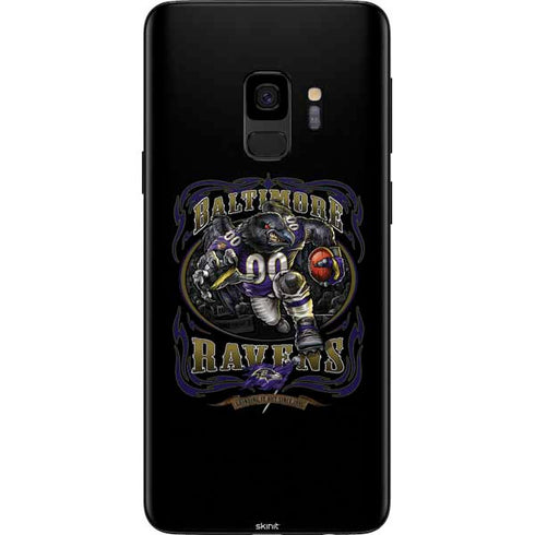 Liquid Blue NFL Baltimore Ravens Running Back Galaxy S9 Skin
