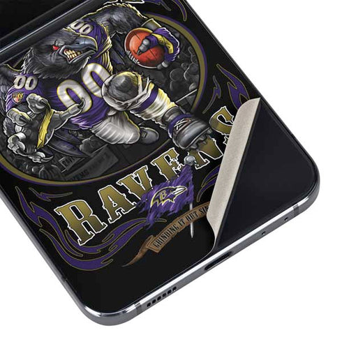 Liquid Blue NFL Baltimore Ravens Running Back Galaxy Z Flip5 5G Skin