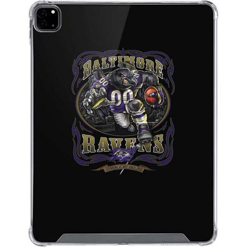 Liquid Blue NFL Baltimore Ravens Running Back iPad Pro 12.9in (2020) Clear Case
