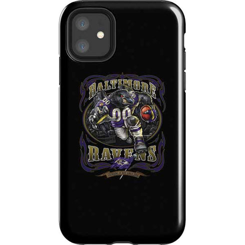 Liquid Blue NFL Baltimore Ravens Running Back iPhone 11 Impact Case