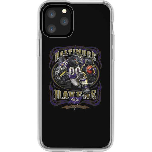 Liquid Blue NFL Baltimore Ravens Running Back iPhone 11 Pro Clear Case