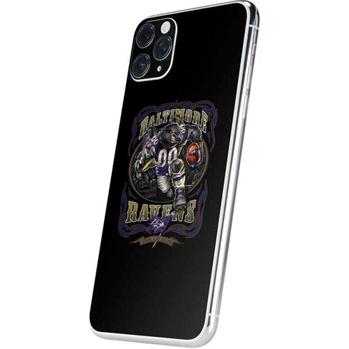 Liquid Blue NFL Baltimore Ravens Running Back iPhone 11 Pro Max Skin