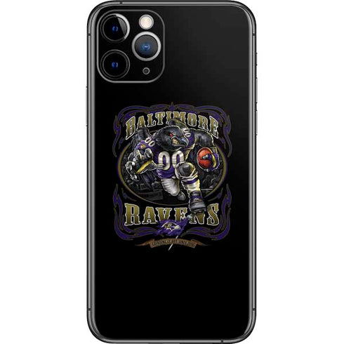Liquid Blue NFL Baltimore Ravens Running Back iPhone 11 Pro Skin
