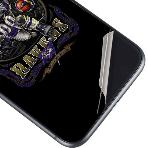 Liquid Blue NFL Baltimore Ravens Running Back iPhone 11 Skin