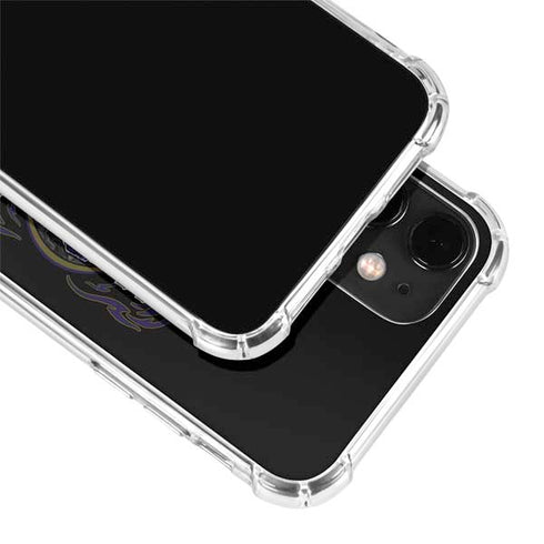 Liquid Blue NFL Baltimore Ravens Running Back iPhone 12 Clear Case