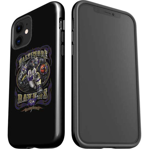 Liquid Blue NFL Baltimore Ravens Running Back iPhone 12 Impact Case