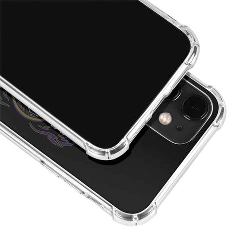 Liquid Blue NFL Baltimore Ravens Running Back iPhone 12 Mini Clear Case