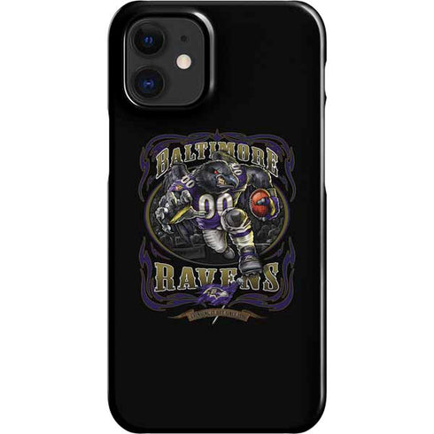 Liquid Blue NFL Baltimore Ravens Running Back iPhone 12 Mini Lite Case