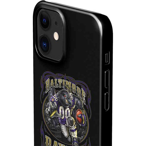 Liquid Blue NFL Baltimore Ravens Running Back iPhone 12 Mini Lite Case