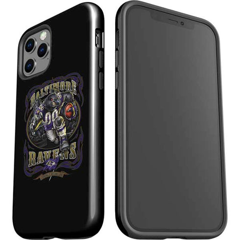 Liquid Blue NFL Baltimore Ravens Running Back iPhone 12 Pro Impact Case