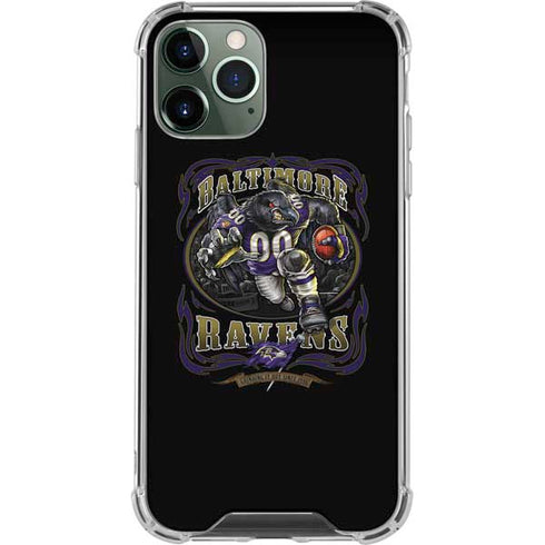 Liquid Blue NFL Baltimore Ravens Running Back iPhone 12 Pro Max Clear Case