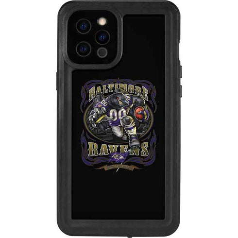 Liquid Blue NFL Baltimore Ravens Running Back iPhone 12 Pro Max Waterproof Case