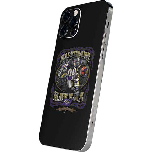 Liquid Blue NFL Baltimore Ravens Running Back iPhone 12 Pro Skin