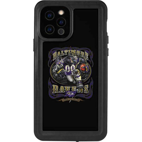Liquid Blue NFL Baltimore Ravens Running Back iPhone 12 Pro Waterproof Case