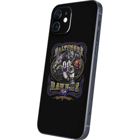 Liquid Blue NFL Baltimore Ravens Running Back iPhone 12 Skin