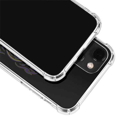 Liquid Blue NFL Baltimore Ravens Running Back iPhone 13 Clear Case