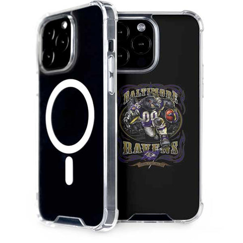 Liquid Blue NFL Baltimore Ravens Running Back iPhone 13 Pro Max MagSafe Case