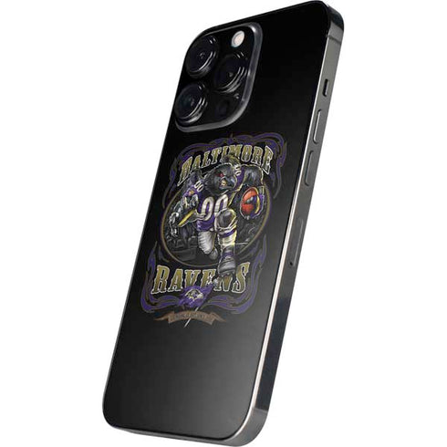 Liquid Blue NFL Baltimore Ravens Running Back iPhone 13 Pro Max Skin