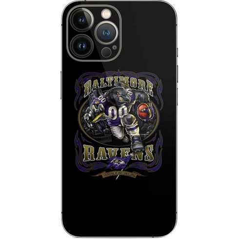 Liquid Blue NFL Baltimore Ravens Running Back iPhone 14 Pro Max Skin