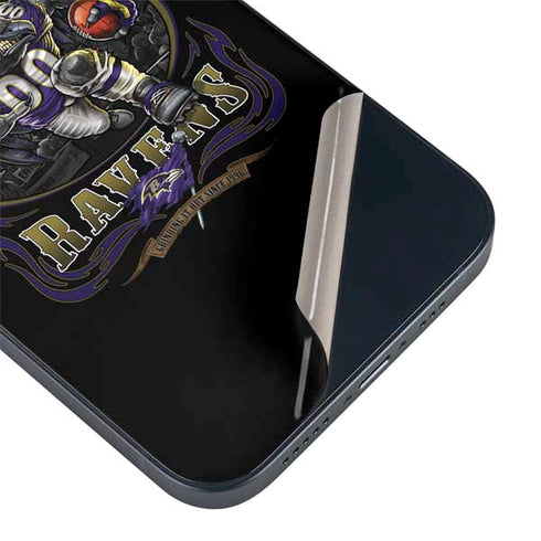 Liquid Blue NFL Baltimore Ravens Running Back iPhone 14 Skin