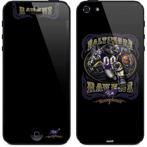 Liquid Blue NFL Baltimore Ravens Running Back iPhone 5/5s/5SE Skin