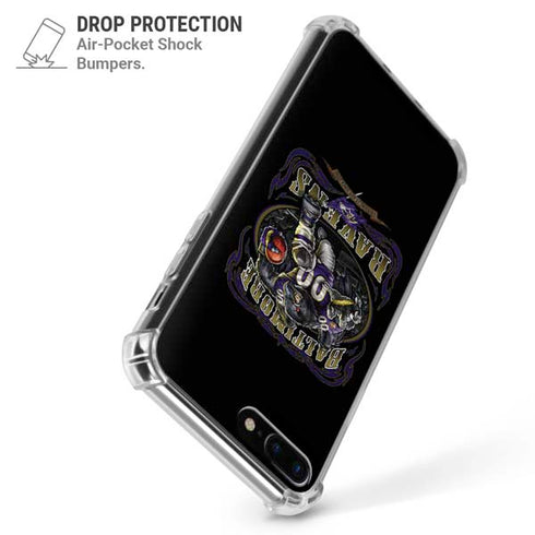 Liquid Blue NFL Baltimore Ravens Running Back iPhone 7/8 Plus Clear Case