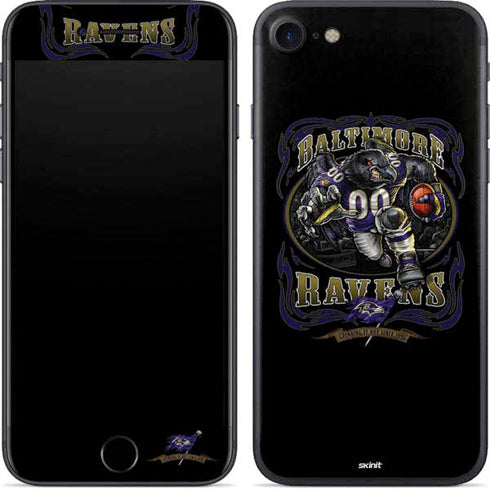 Liquid Blue NFL Baltimore Ravens Running Back iPhone 7 Skin