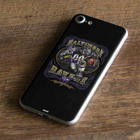 Liquid Blue NFL Baltimore Ravens Running Back iPhone 7 Skin