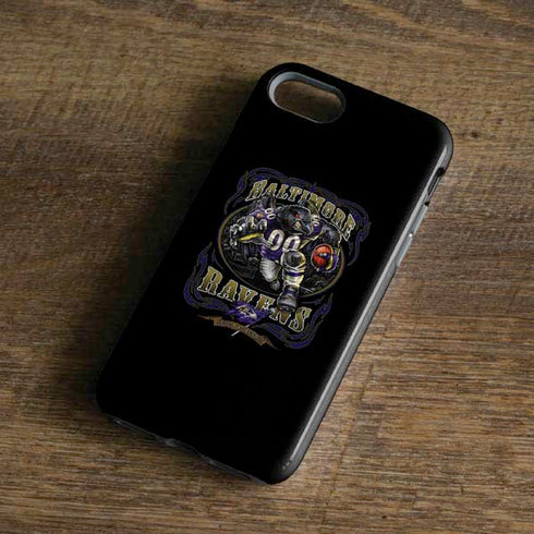 Liquid Blue NFL Baltimore Ravens Running Back iPhone 8 Pro Case