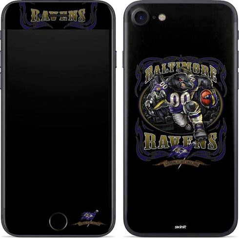 Liquid Blue NFL Baltimore Ravens Running Back iPhone SE (2nd & 3rd Gen) Skin