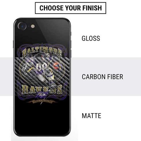 Liquid Blue NFL Baltimore Ravens Running Back iPhone SE (2nd & 3rd Gen) Skin